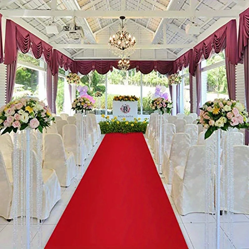 Aisle Runner White - Czerwony dywan na ceremonię, dywan na
