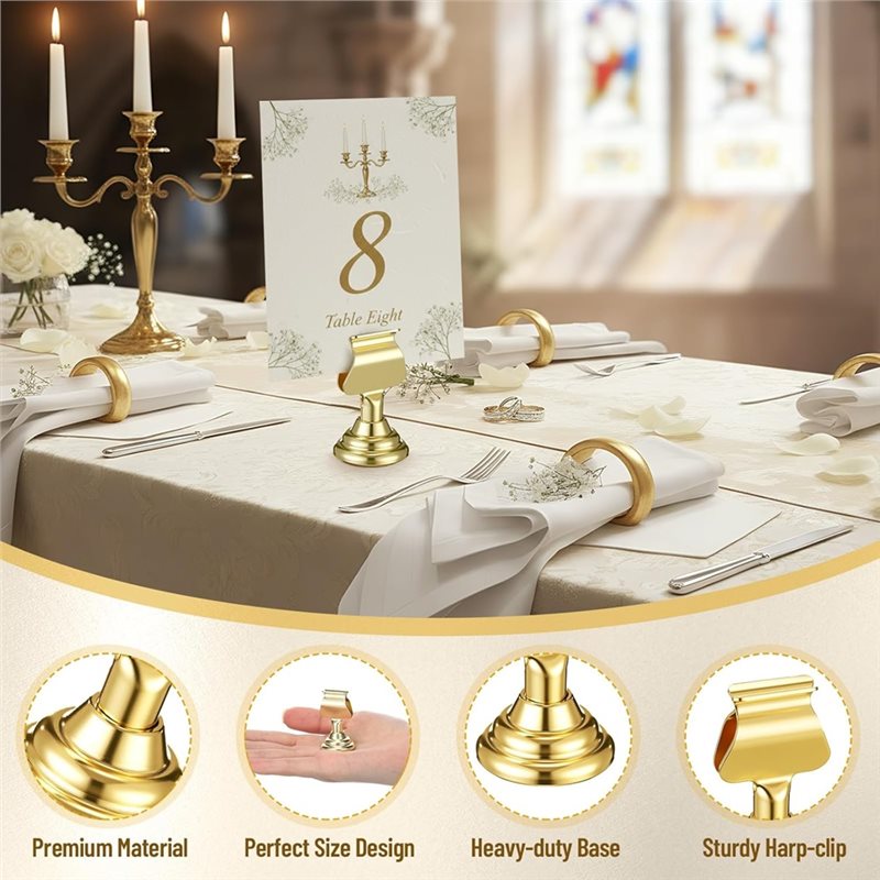 Najnowszy model, 12 szt. złoty – Table Number Gold recenzja i cena