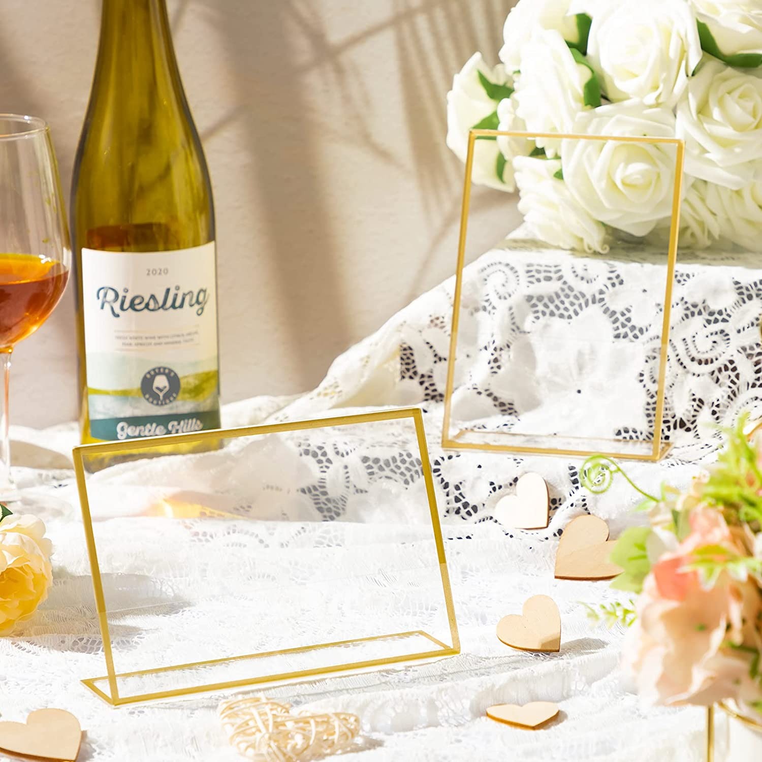 Złota ramka Akrylowy stojak na – Table Number Gold recenzja i cena
