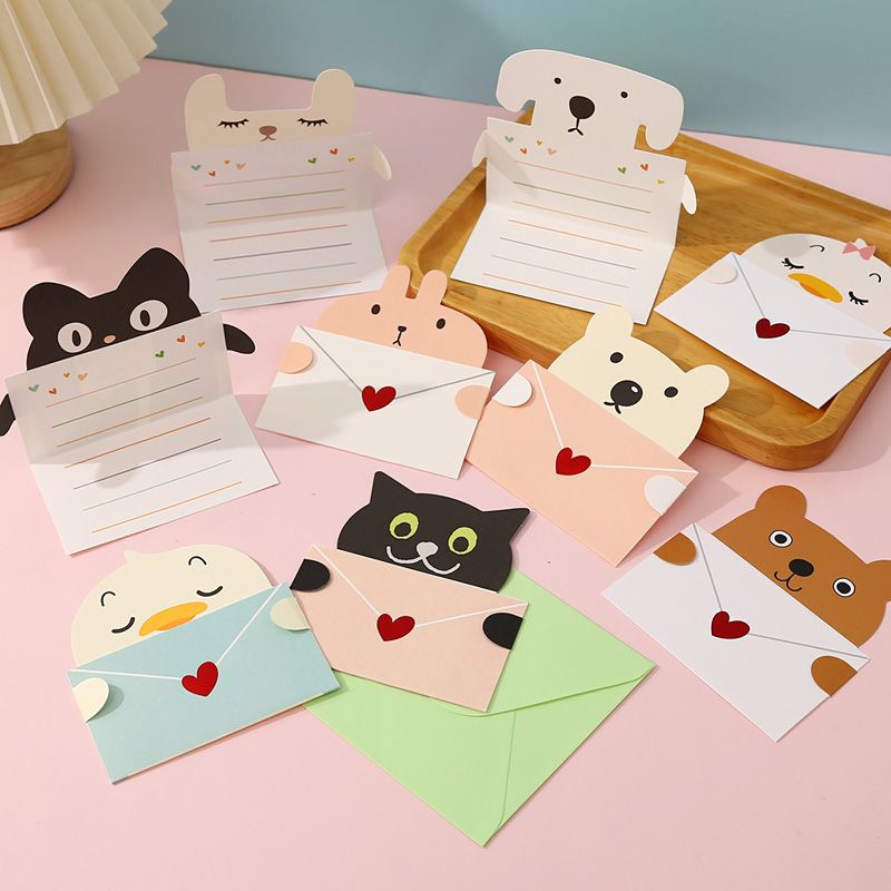 9Pcs Cartoon Animal Gift Card  – Wedding Sutra recenzja i cena
