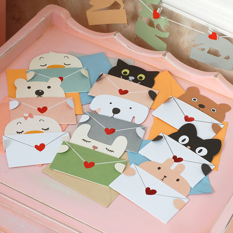 9Pcs Cartoon Animal Gift Card  – Wedding Sutra recenzja i cena
