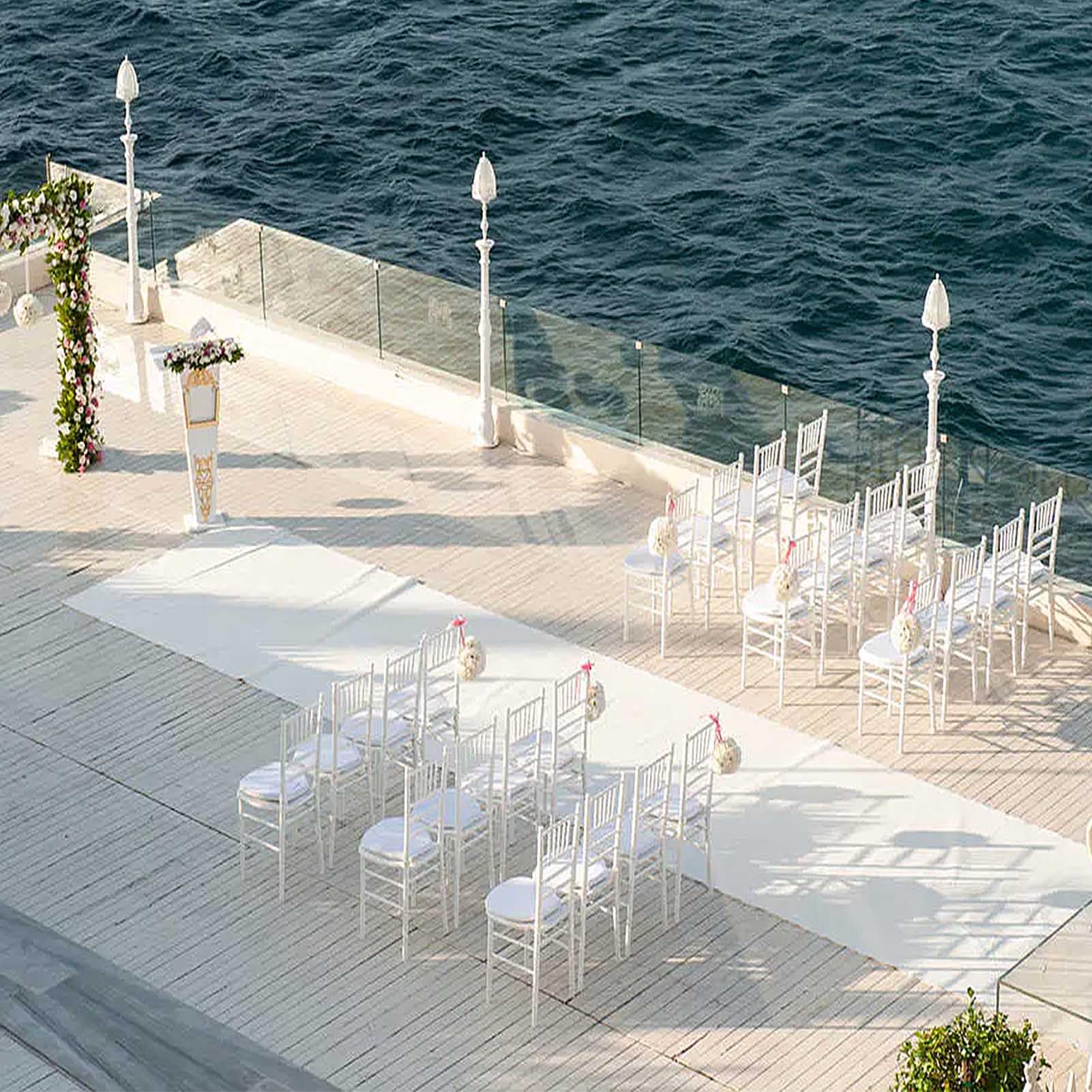 Wytrzymały dywan ślubny, odpow – Aisle Runner White recenzja i cena