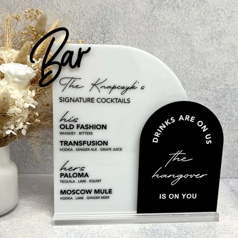 Personalizowana menu barowe z  – Table Number Gold recenzja i cena