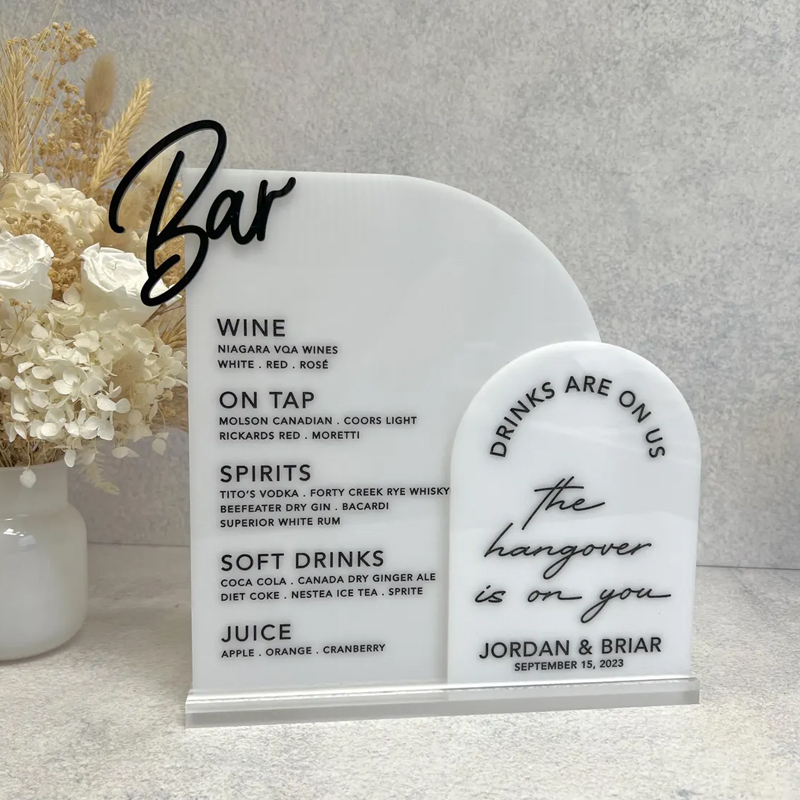 Personalizowana menu barowe z  – Table Number Gold recenzja i cena