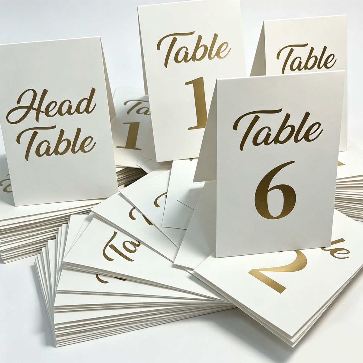 1 zestaw Złote Foliowe Karty N – Table Number Gold recenzja i cena