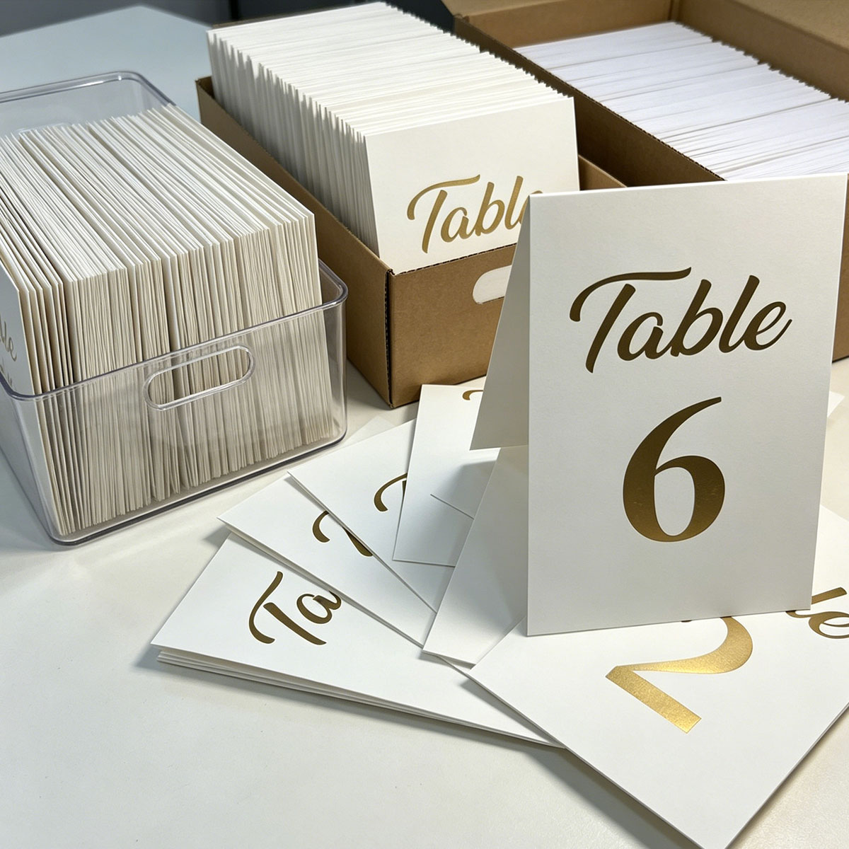 1 zestaw Złote Foliowe Karty N – Table Number Gold recenzja i cena