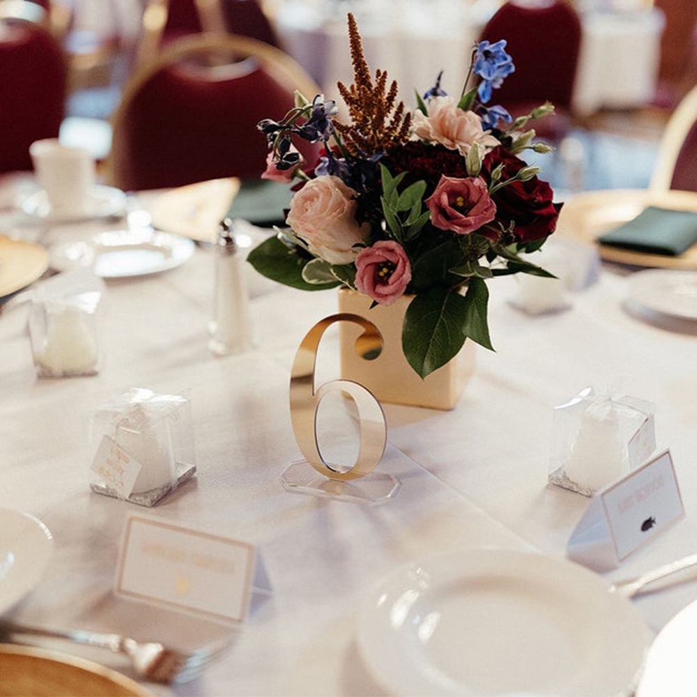 Ślub lustro złoty stół numery  – Table Number Gold recenzja i cena
