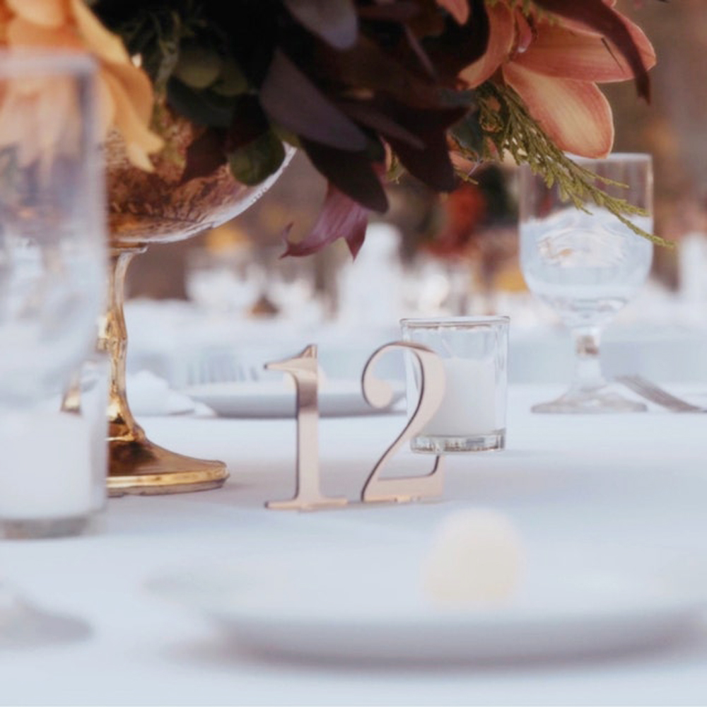 Ślub lustro złoty stół numery  – Table Number Gold recenzja i cena