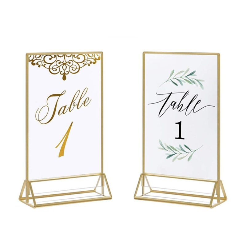 Przezroczysty akrylowy numer s – Table Number Gold recenzja i cena