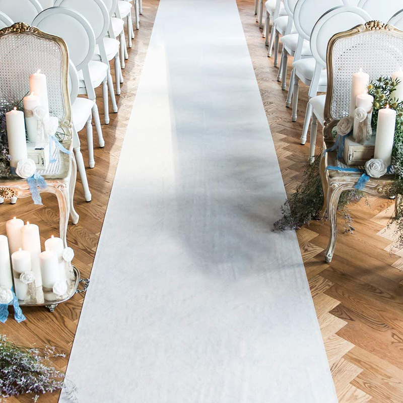 Antypoślizgowy dywan ślubny z  – Aisle Runner White recenzja i cena