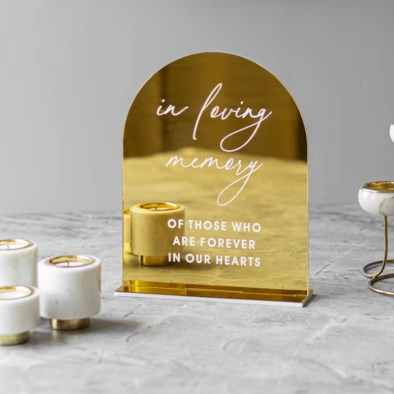 Zestaw 4 znaki ślubne, znak pa – Table Number Gold recenzja i cena