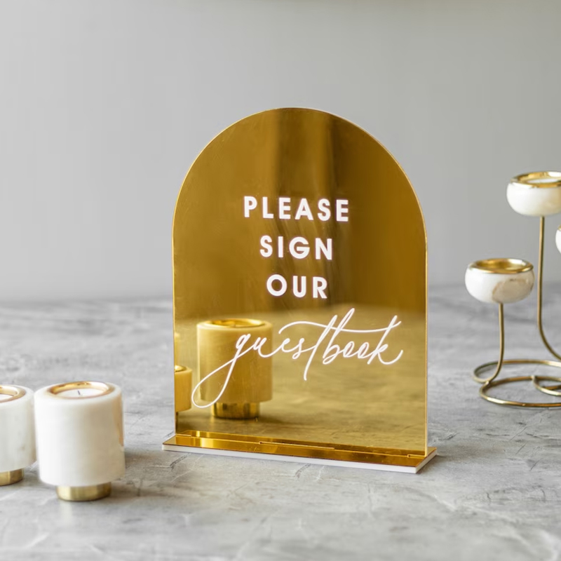 Zestaw 4 znaki ślubne, znak pa – Table Number Gold recenzja i cena