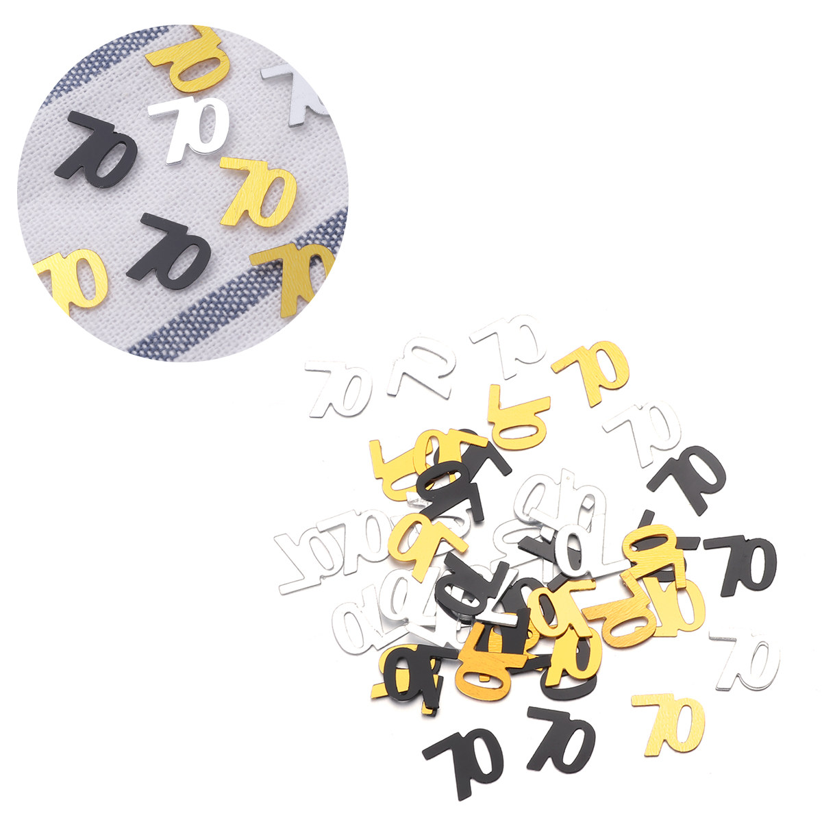 1200 szt. Konfetti z cyframi D – Table Number Gold recenzja i cena
