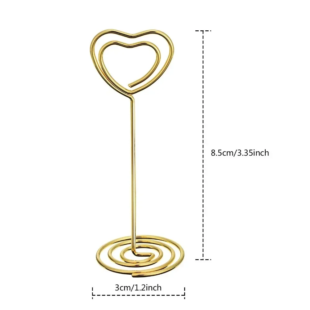 10 sztuk kształt serca numer s – Table Number Gold recenzja i cena