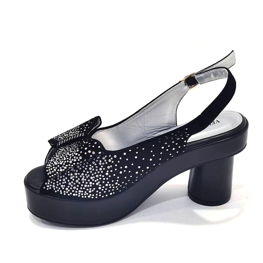 Eleganckie damskie czarne sand – Wedding Vendor recenzja i cena